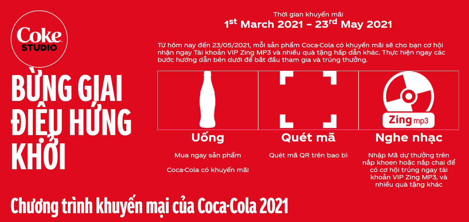 Chương trình khuyến mại của Coca-Cola 2021
